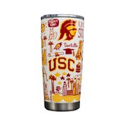 USC Trojans Julia Gash White Walter Stainless Steel Tumbler